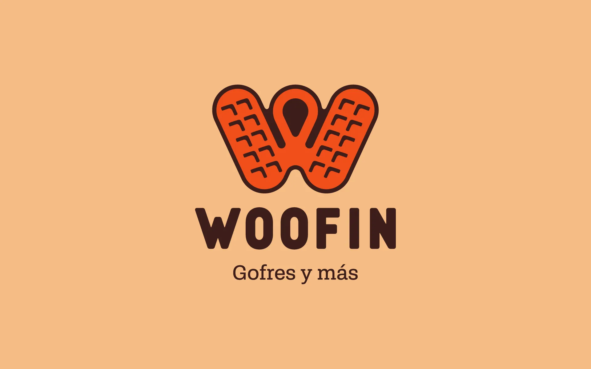 logotipo woofin gofres