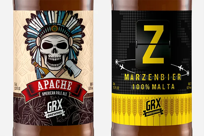 logotipo cerveza artesanal granadina