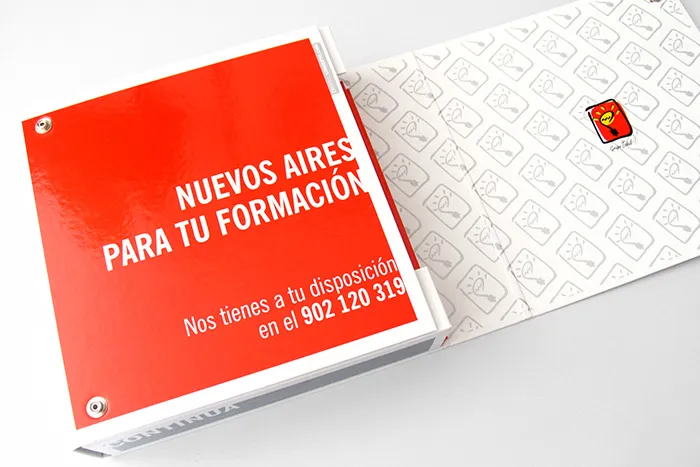 packaging formacion carpeta
